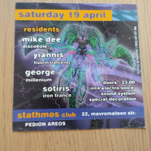 Rave Flyer 90s/00s Trancemedia Future Tribe like new