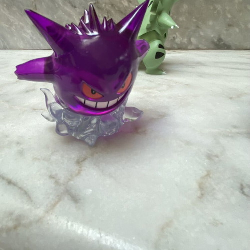 Pokemon figures pack used with Tyranitar, Gengar, Steelix