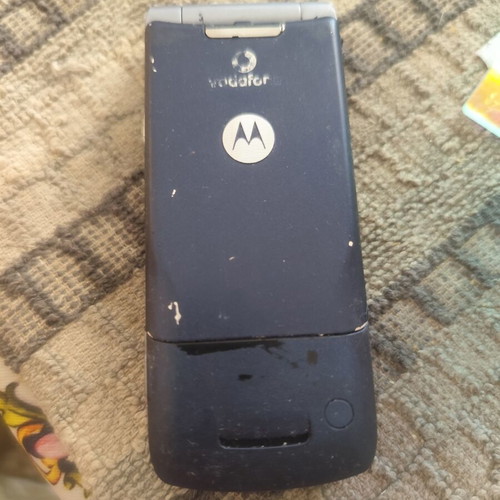 Motorola KRZR K1 used mobile phone blue