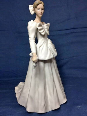 Nao Lladro porcelain doll used 30 cm from Spain