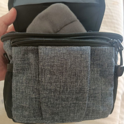 Sentio Camera Bag like new, shoulder, grey