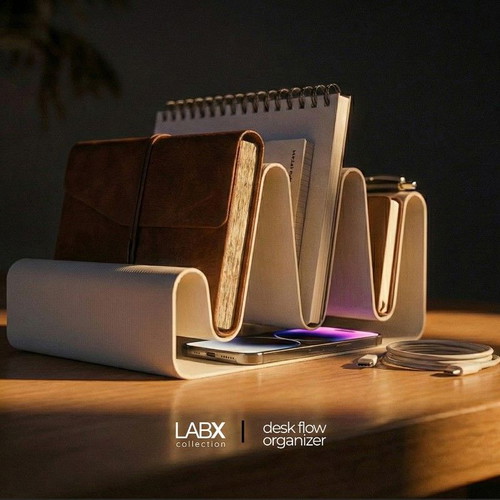 Desk Flow Organizer new, minimal desk organization stand