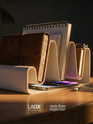 Desk Flow Organizer new, minimal desk organization stand