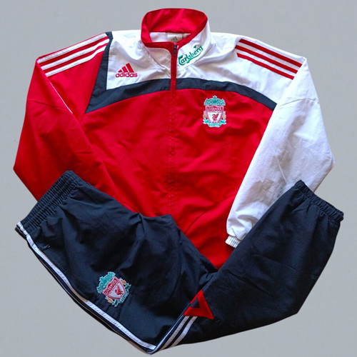 Liverpool x adidas 2007/08 football tracksuit set like new