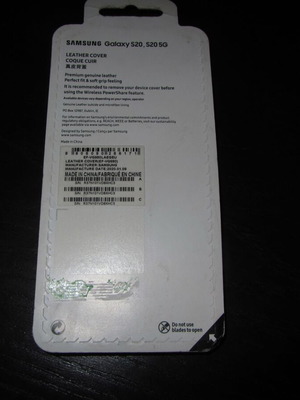Samsung Galaxy S20 & S20 5G leather case καινούργιο σφραγισμένο