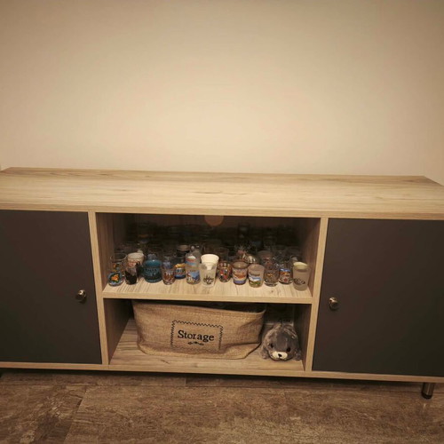 Handmade TV stand like new, 140x60x40 cm