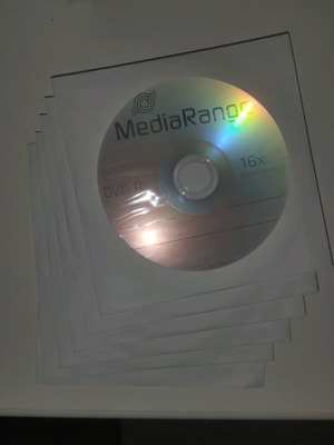 DVD blank new, pack of 6 with cases