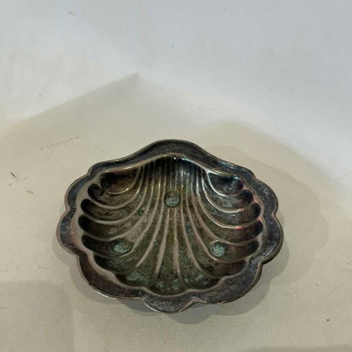 Yemon Vintage EPNS Shell Plate used, made in England 1950s