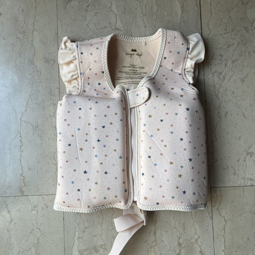 Konges Slojd baby float vest, pink powder color, age 2-4 years