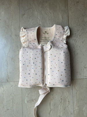 Konges Slojd baby float vest, pink powder color, age 2-4 years