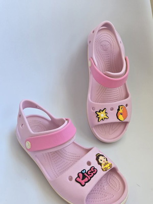 Crocs J3 pink size 33-34 like new