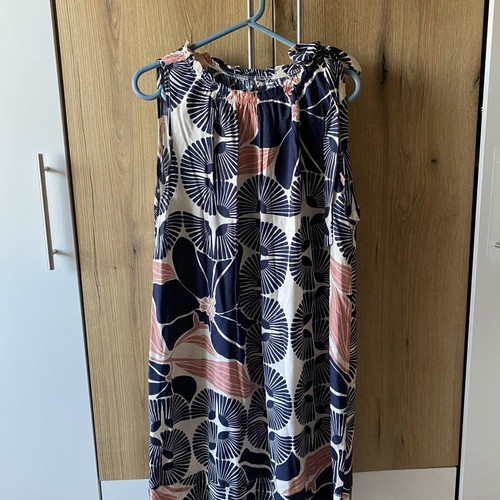 Cotton Sleeveless Floral Midi Dress like new, multicolor