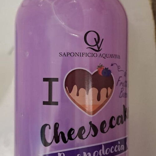 I Love Cheesecake Shower Gel 500ml new, forest fruit scent