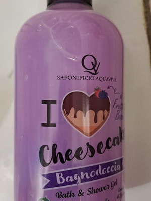 I Love Cheesecake Shower Gel 500ml new, forest fruit scent