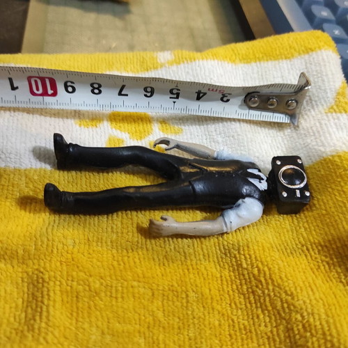 Skibidi Toilet Cameraman collectible figure like new 10cm