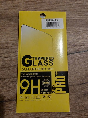 Tempered glass Samsung A14 like new, compatible with M14 5G and F14 5G