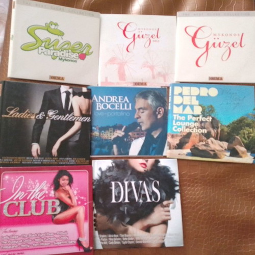 Collection of 22 used CDs with a wide variety of music