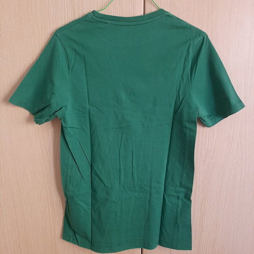 Jack & Jones men's t-shirt like new, size S, organic cotton, green