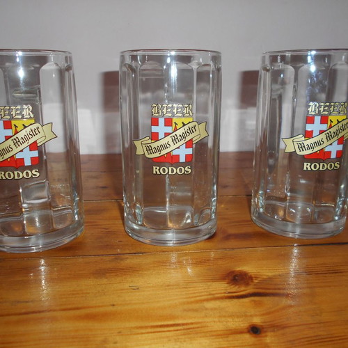 Magnus Magister beer glasses set of 4 new, 0.3 liter