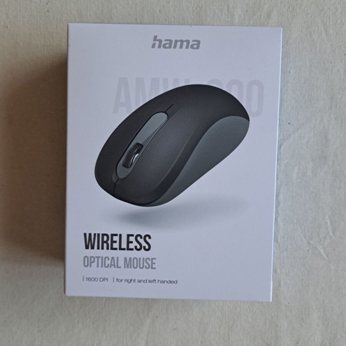 Hama AMW-200 wireless mouse new, black/gray