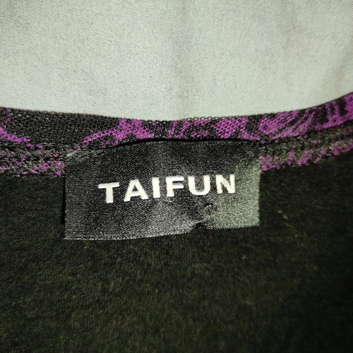Whimsigoth long sleeve top Taifun like new, black and purple