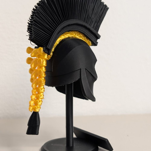 3D Printed Spartan Helmet Display The Odyssey new