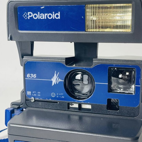 Polaroid 636 Instant Camera used with Polaroid 600 film