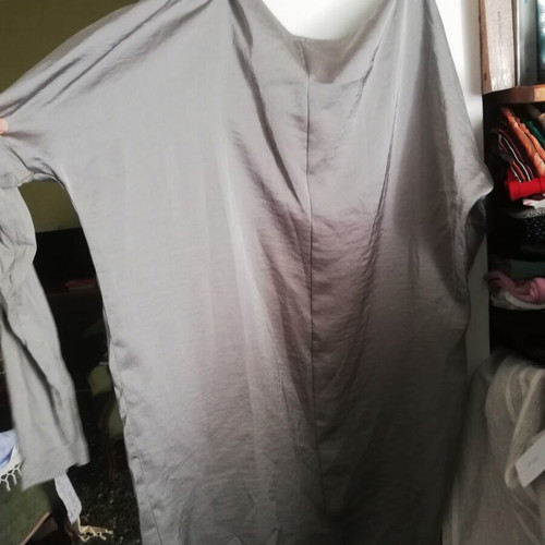 Benetton loose grey dress like new, size L