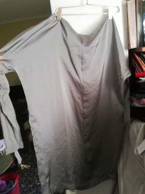 Benetton loose grey dress like new, size L