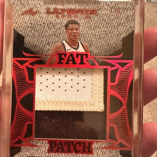 Ultimate Sports Giannis Antetokounmpo GU Jersey Fat Patch 1/3 like new
