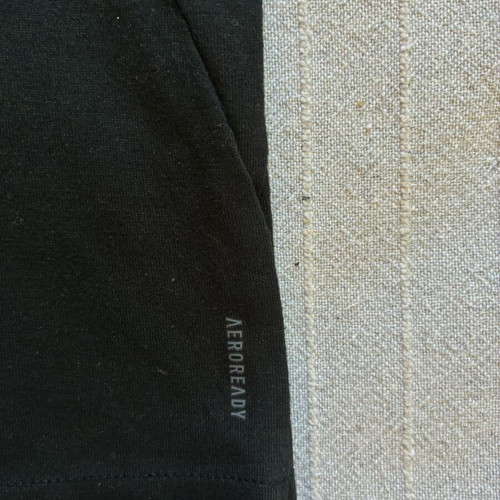 Adidas AEROREADY Train Essentials 3 Bar Logo Cropped T-Shirt, black, XS