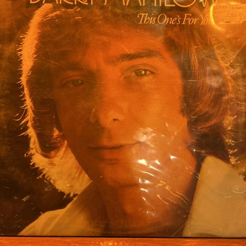 Barry Manilow This One’s For You vinyl used, Arista 1976