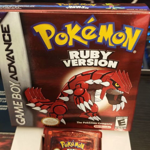 Pokémon Ruby Version Nintendo Game Boy Advance complete new