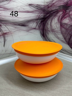 Tupperware bowls new with lid and plate