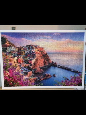 Puzzle 1500 pieces like new, glued and ready for framing