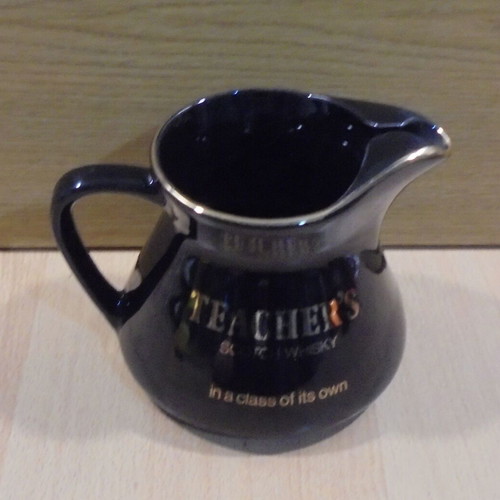 Teacher's Scotch Whisky old promotional ceramic jug used