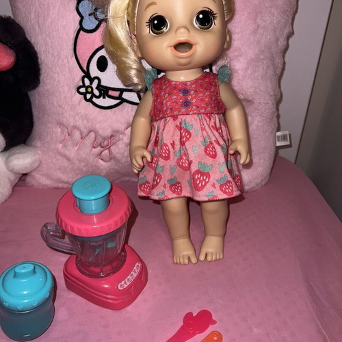 Hasbro Baby Alive Magical Mixer doll used