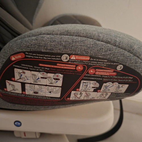 Lorelli Roto Isofix Car Seat like new, 0-36kg, grey, 360° rotation
