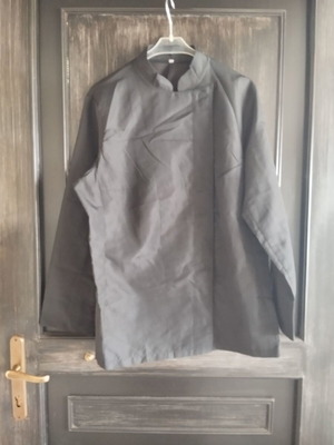 Chef jacket unisex long sleeve like new microfiber