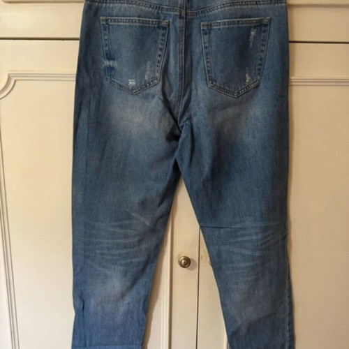 Tally Weijl blue jeans used with knee rips size M 38 10