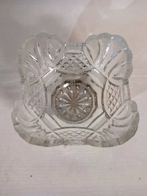 Crystal container new for sweets or nuts