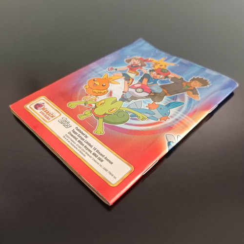 Pokémon Advanced Pocket Collection used sticker album with 37 of 222 spots