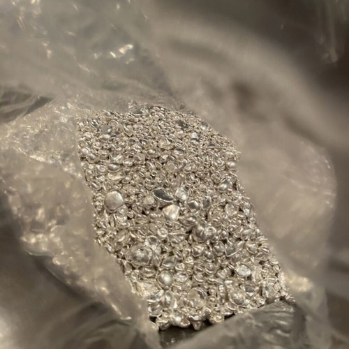 Silver nuggets 0.999 purity 100g new