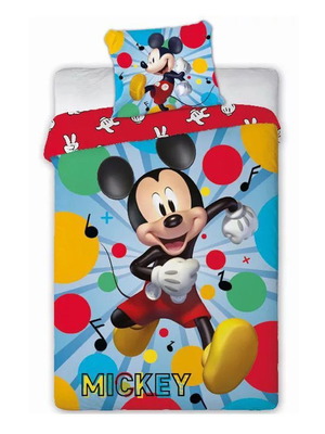 Disney Mickey Kids Bedding Set 140×200 New, 100% Cotton