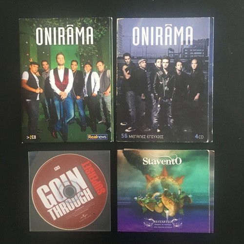 Onirama and Goin Through CDs and Stavento DVD like new