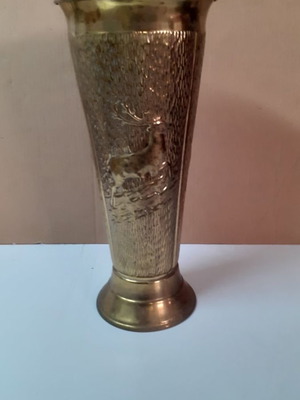 Bronze vase umbrella stand like new 48x20 cm