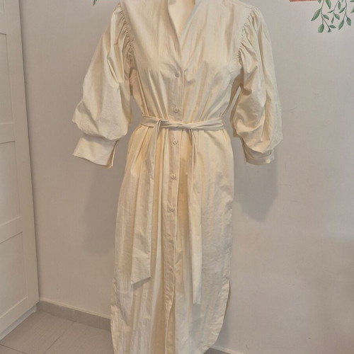 Zara semizie dress new, size S, beige