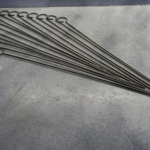 Metal barbecue skewers like new, pack of 16 pieces