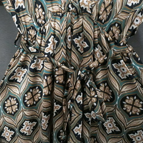 Plus Size Γυναικείο Φόρεμα σατέν XXL - XXXL κοντομάνικο, μακρύ, καινούργιο, με λάστιχο