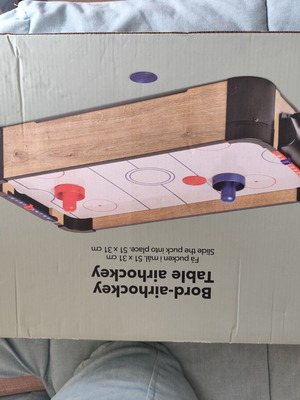 Flying Tiger Table Air Hockey used, wooden finish 51x31 cm